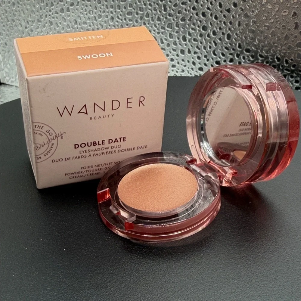 Wander Beauty Double Date Eyeshadow Duo - Swoon Peach